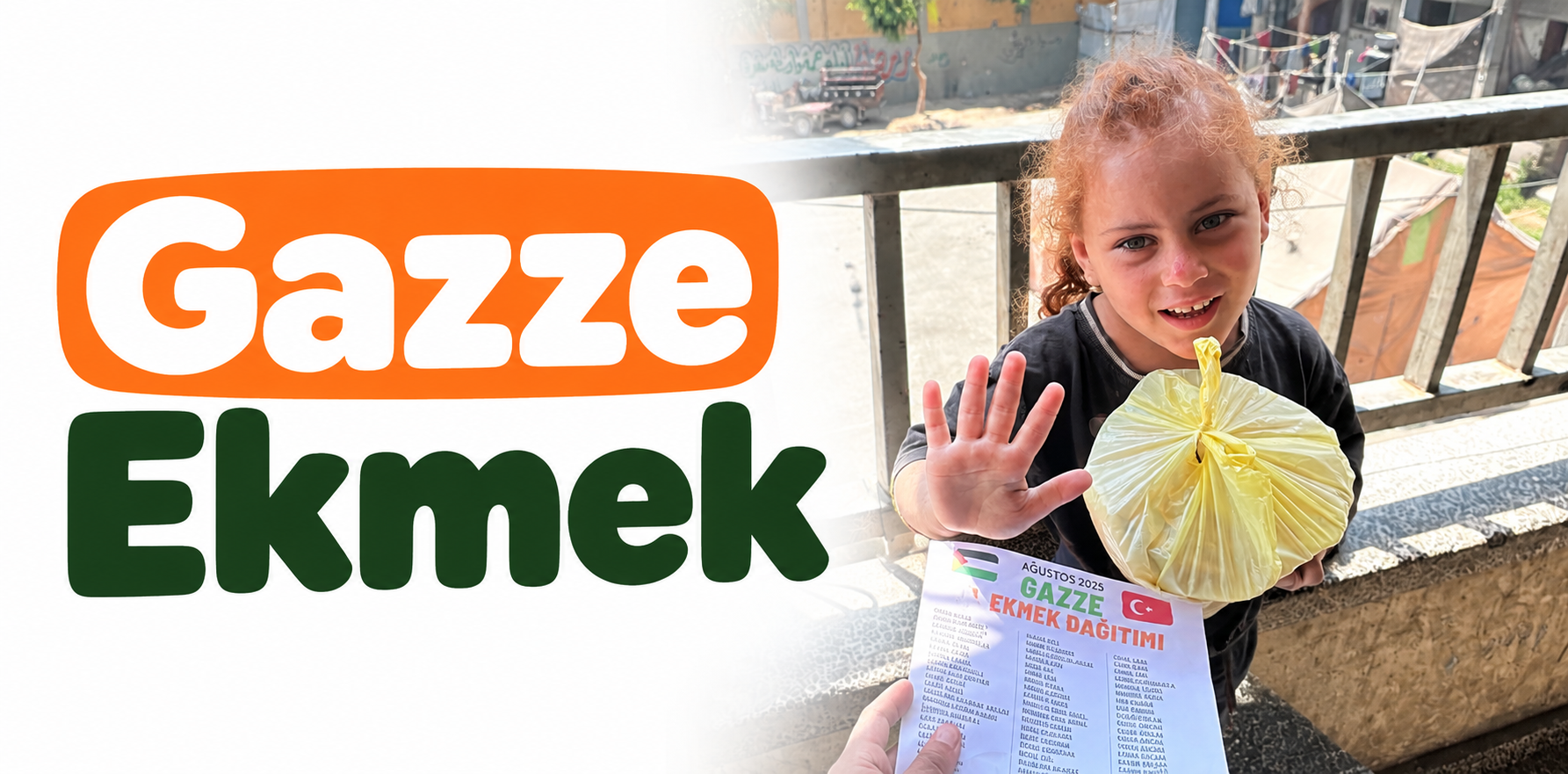Filistin Gazze Ekmek Bağışı